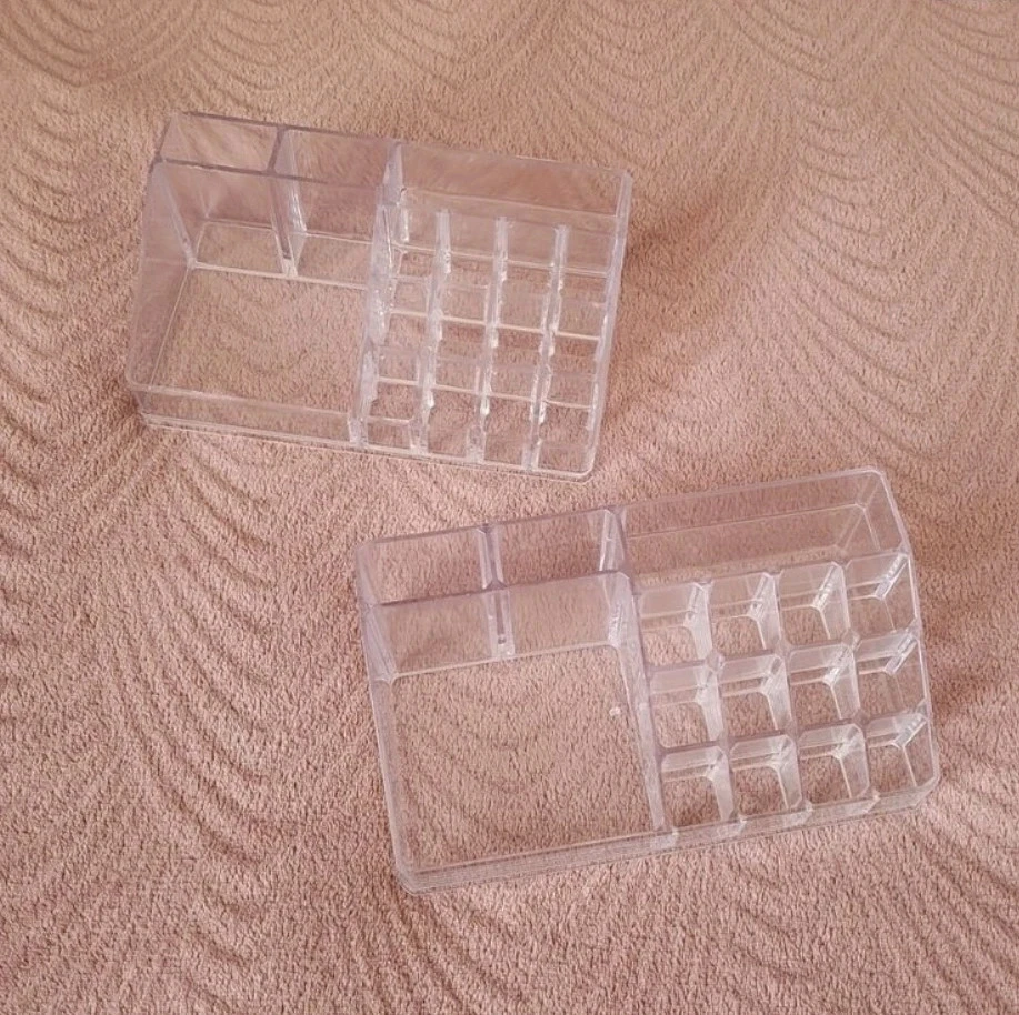 Lot de 2 rangements à rouge à lèvres